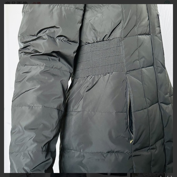 NWT Cole Haan Black Hooded Puffer Coat Black XS - Picture 9 of 16